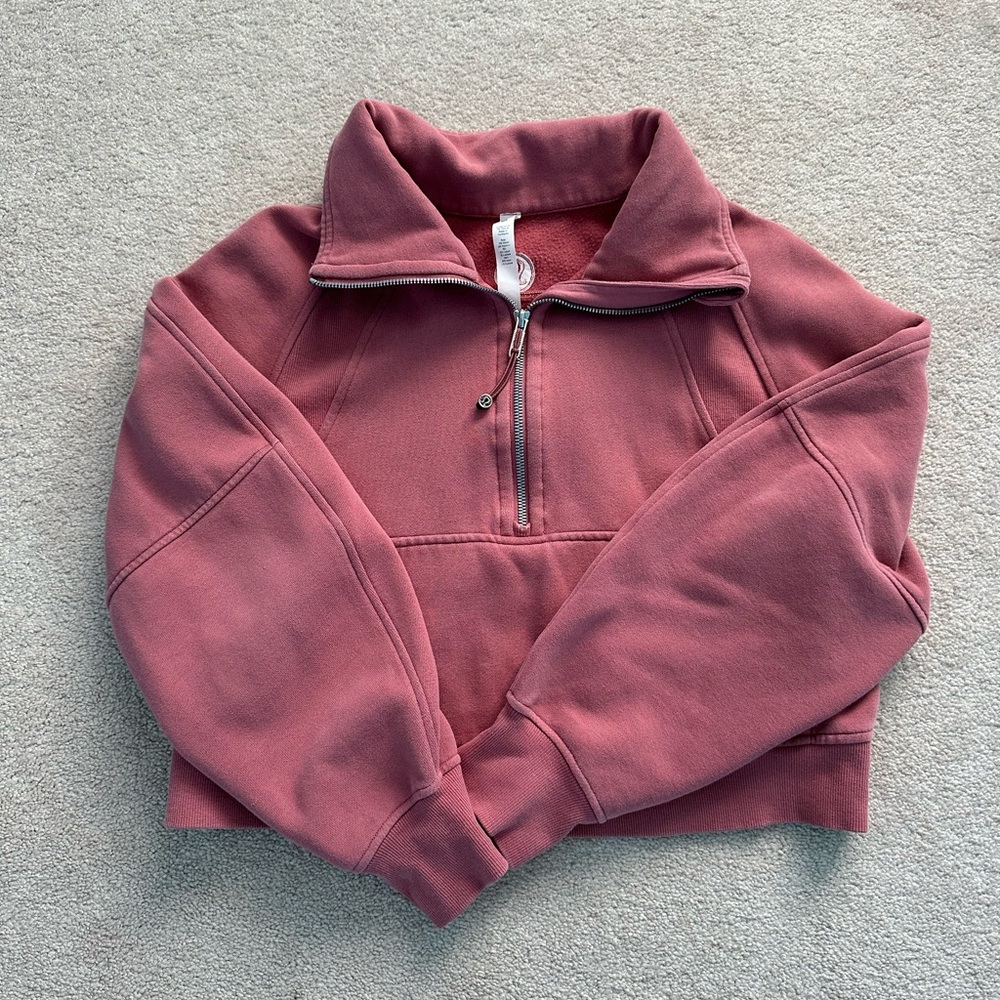 Lululemon cropped scuba hoodie